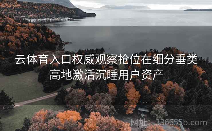 云体育入口权威观察抢位在细分垂类高地激活沉睡用户资产