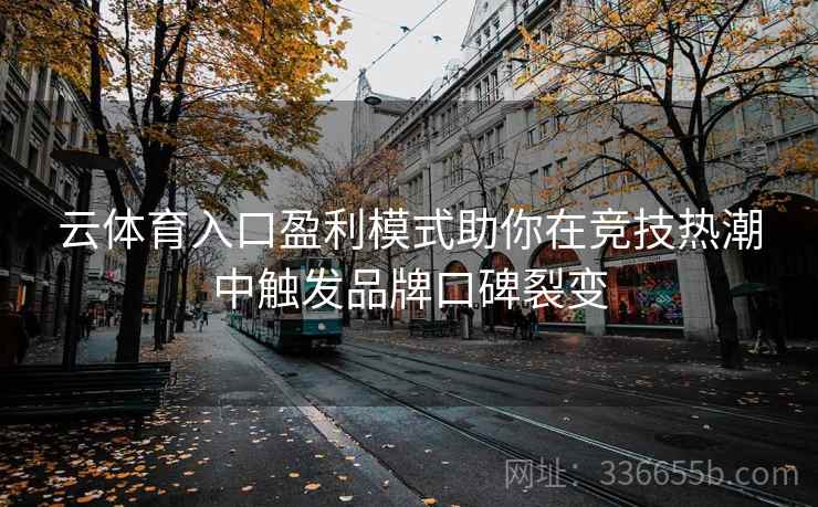 云体育入口盈利模式助你在竞技热潮中触发品牌口碑裂变