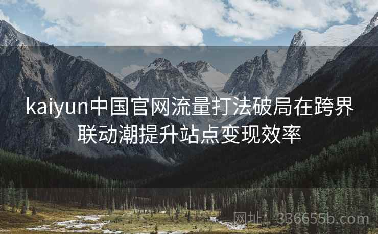 kaiyun中国官网流量打法破局在跨界联动潮提升站点变现效率